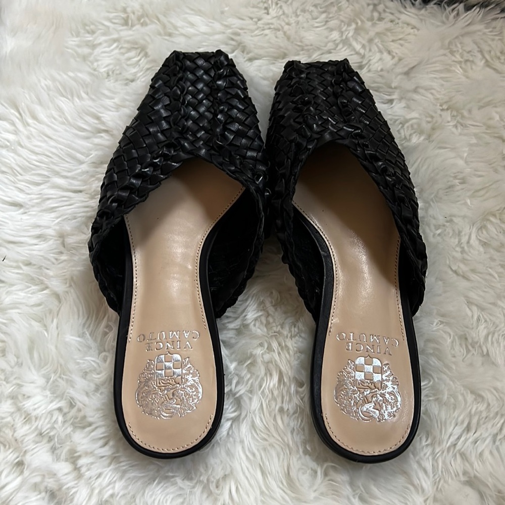 NWOT or box, black Vince Camuto mules